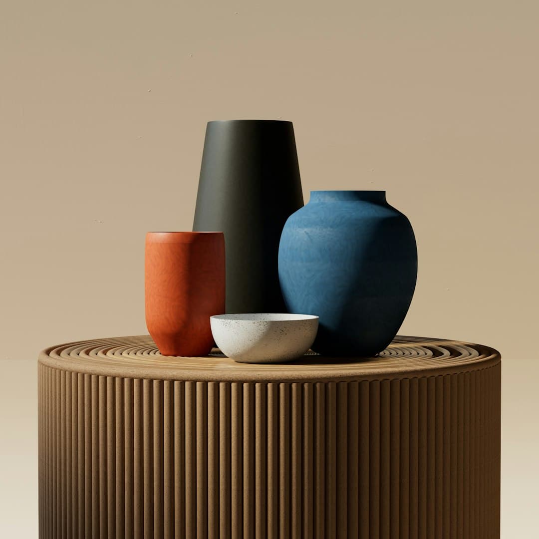 Studio Ceramic Vase Set