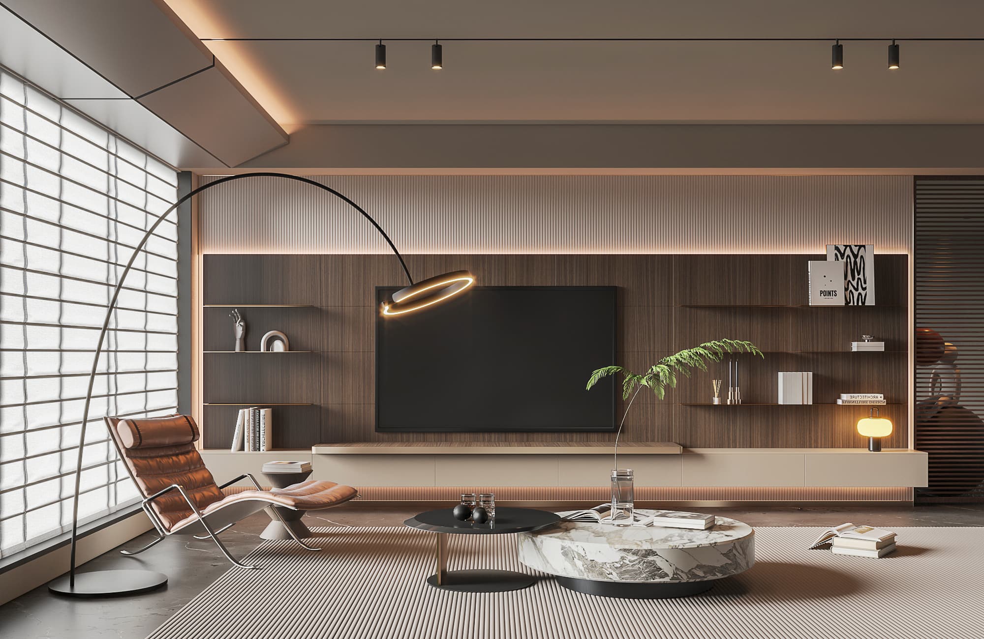 Kitchen with modern amenities