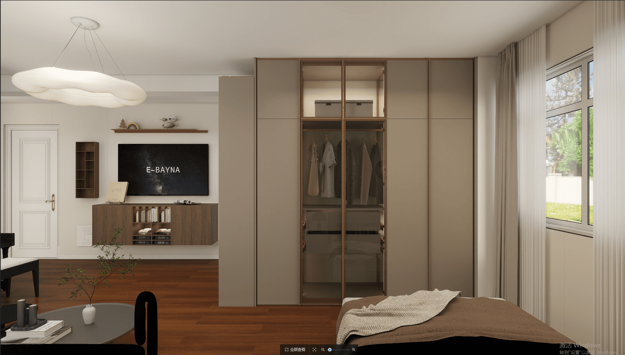 Kitchen with modern amenities